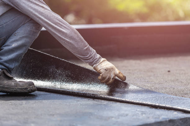 Professional Emergency Waterproofing technician working in Stockbridge, MI